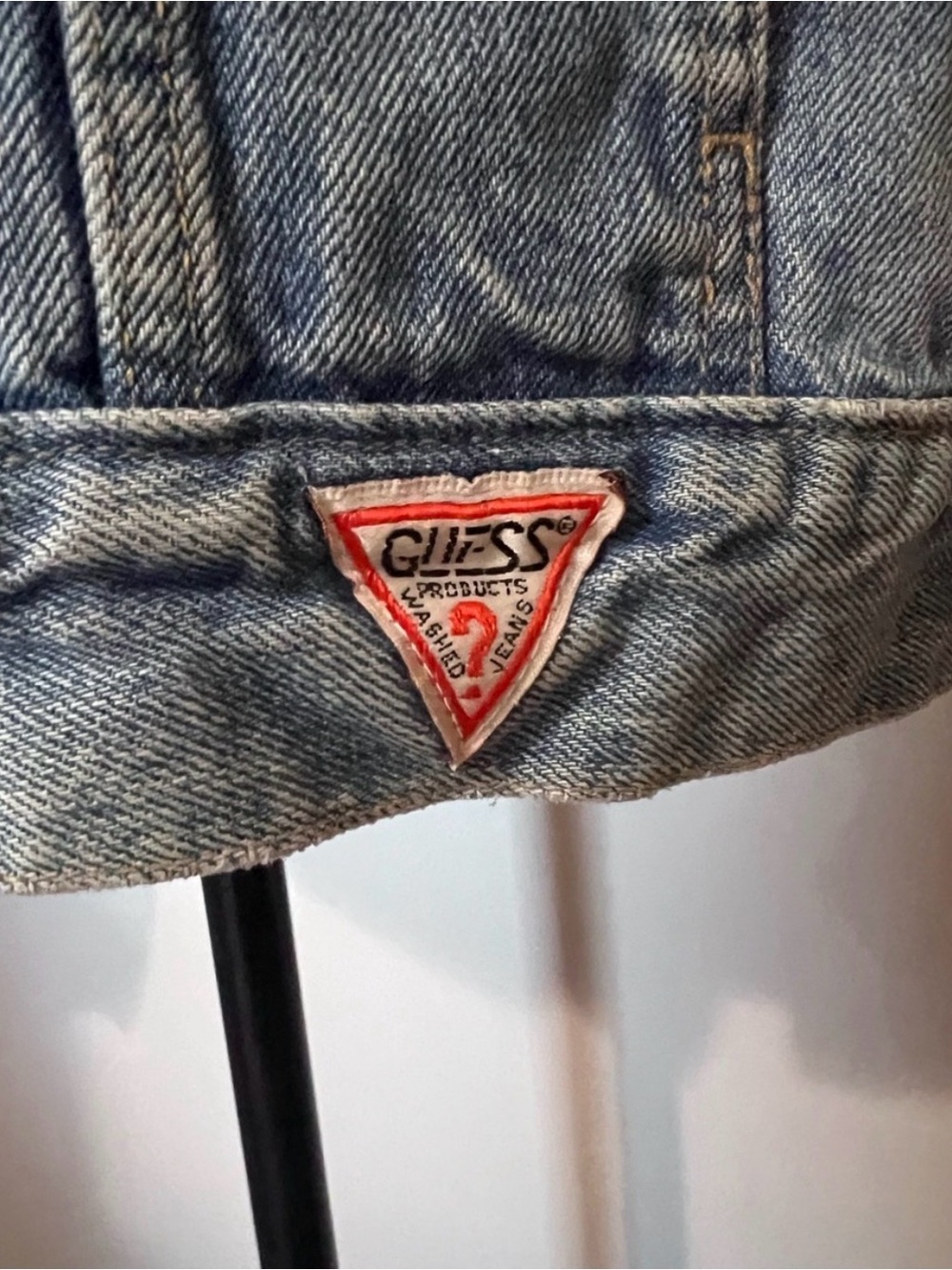 Vintage Guess Georges
Marciano Denim Jacket M
Made in USA 80s 90s Trucker - Picture 4 of 9